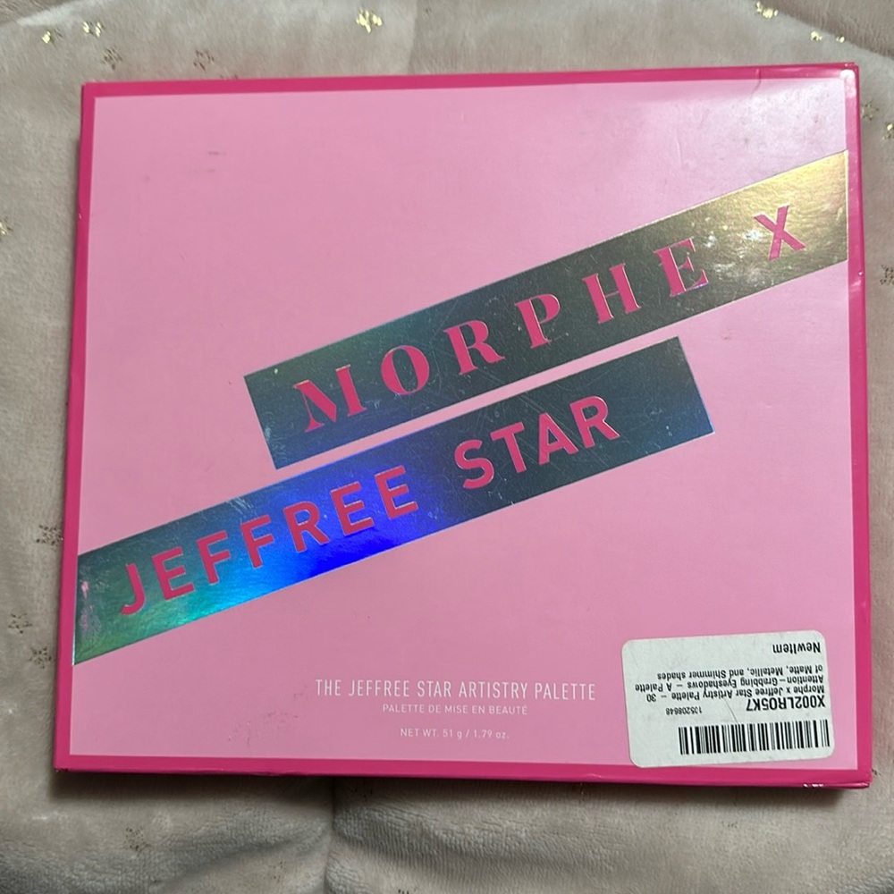 Jeffree star X Morphe Artistry Palette Brand new bubble wrapped still in box - Picture 4 of 16